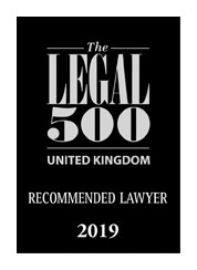 Legal 500 Recommended Lawyer 2019 Legal 500 Recommended Lawyer 2019
