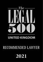 Legal 500 Recommended Lawyer 2020